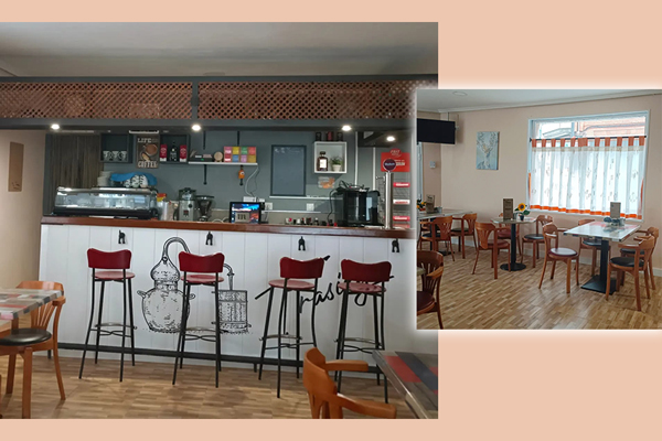 Reabre “El Trasiegu”, en la calle Vital Aza, de La Pola, reconvertido en una moderna cafetería